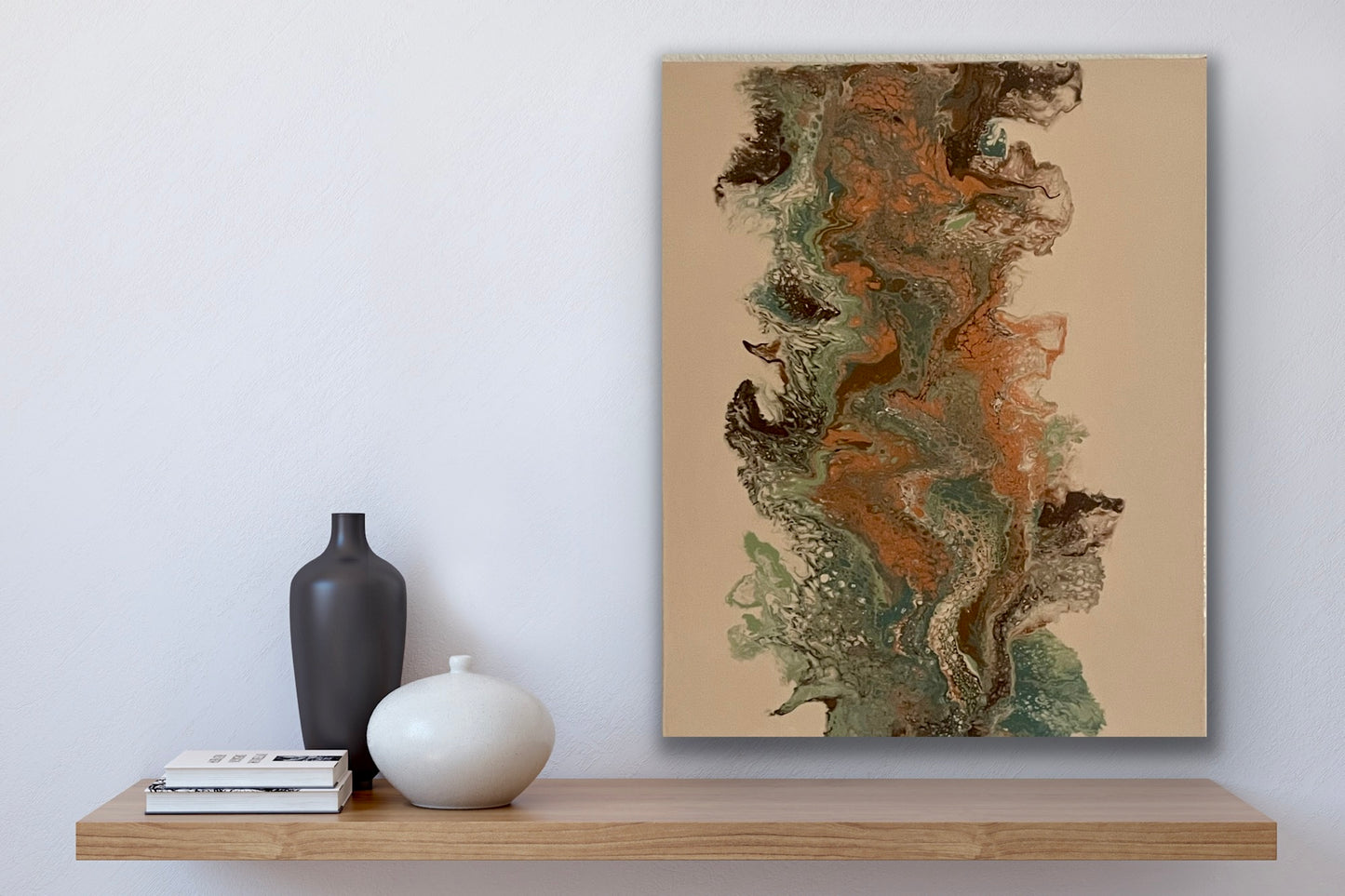 Beautiful, Acrylic Abstract painting, Fall Colors, only one of a kind