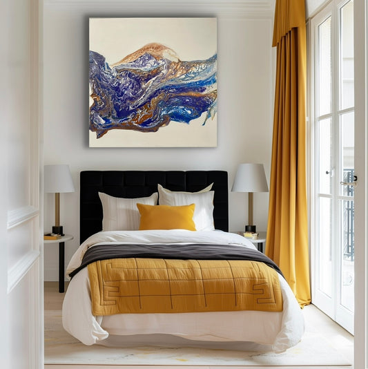 One-Of-A-Kind Canvas, with Beautiful Calming Painting, TIDES OF STILLNESS